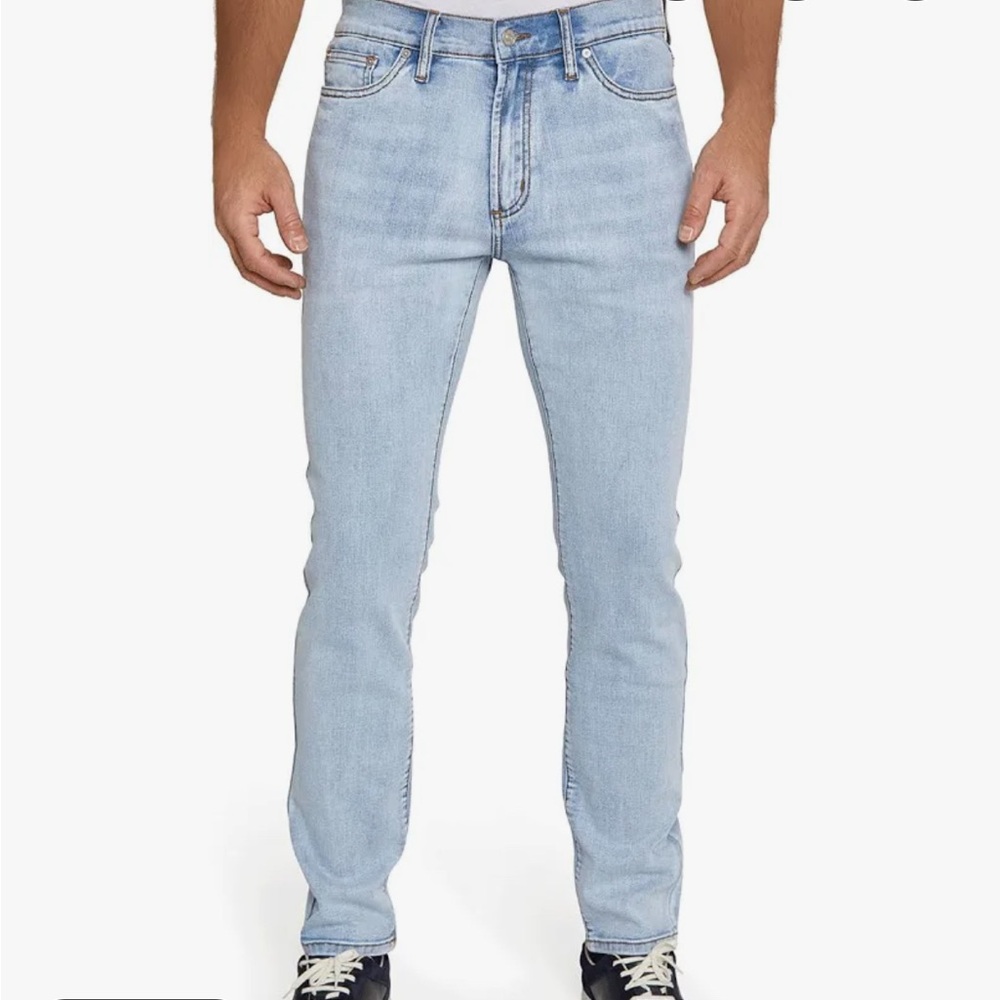 Slate & Stone Men's Slim Jeans in Light Blue
